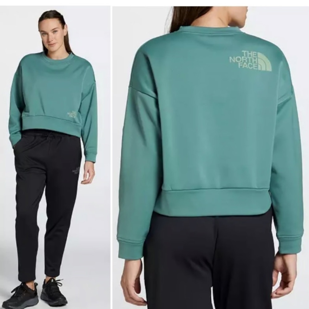 The north face horizon performance fleece crewneck sweatshirt relaxed fit Medium